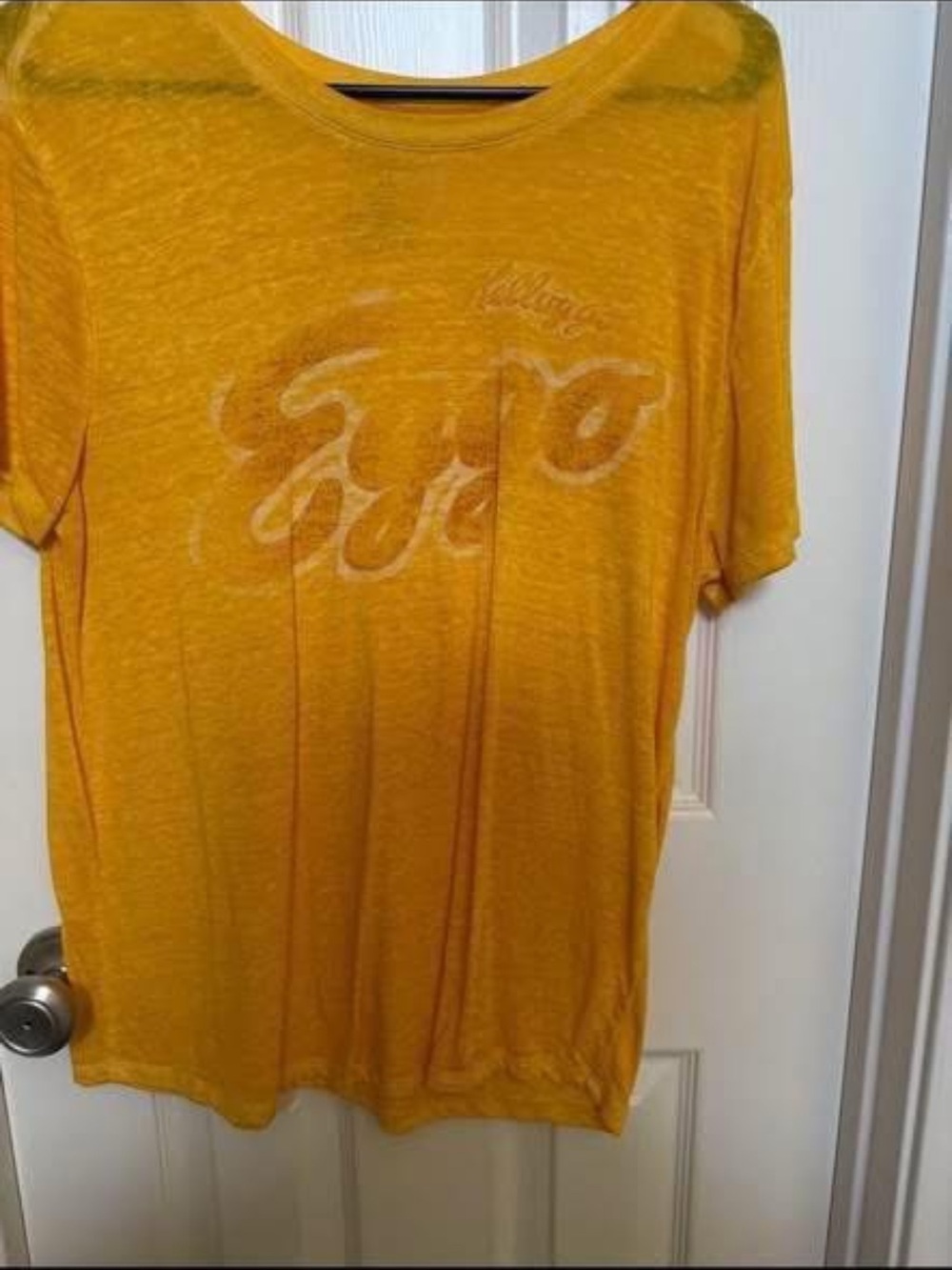 Yellow Short-Sleeve Graphic Tee - Unbranded Women’s Jersey